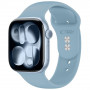 Tech-Protect silikoninė apyrankė, skirta Apple Watch 8 / 9 / 10 / 11 / 12 / SE / Ultra 44/45/46/49 mm, Blue Jeans