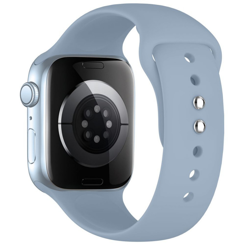 Tech-Protect silikoninė apyrankė, skirta Apple Watch 8 / 9 / 10 / 11 / 12 / SE / Ultra 44/45/46/49 mm, Blue Jeans