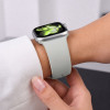 Tech-Protect silikoninė apyrankė, skirta Apple Watch 8 / 9 / 10 / 11 / 12 / SE / Ultra 44/45/46/49 mm, Lunar Grey