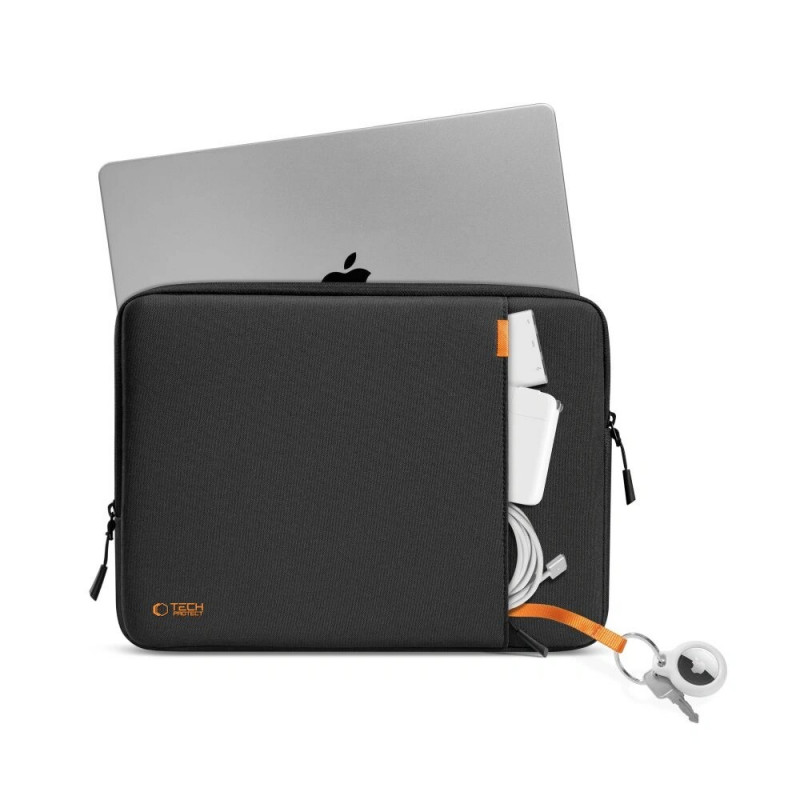 Tech-Protect Defender nešiojamojo kompiuterio dėklas 15-16", juodas