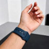 Tech-Protect silikoninė apyrankė, skirta Apple Watch 8 / 9 / 10 / 11 / 12 / SE / Ultra 44/45/46/49 mm, Navy Blue