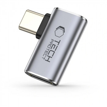 Tech-Protect UltraBoost AA01 kampuotas USB-C adapteris, pilkas