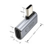 Tech-Protect UltraBoost AA01 kampuotas USB-C adapteris, pilkas