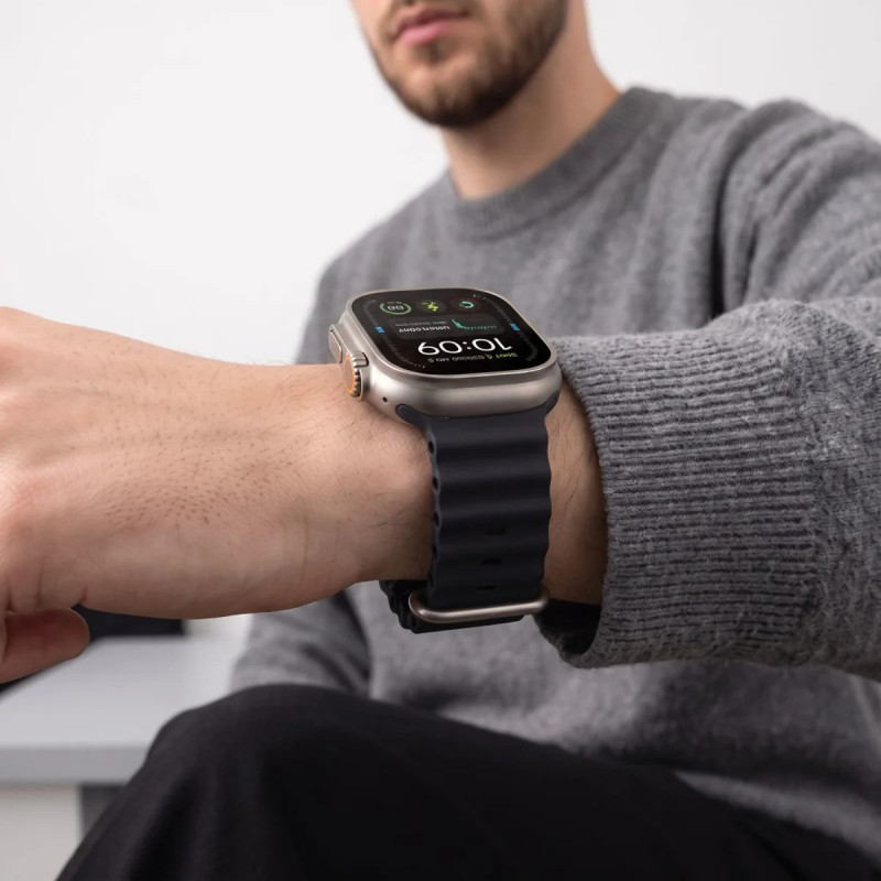 Tech-Protect Iconband Pro Apple Watch 8 / 9 / 10 / 11 / 12 / SE / Ultra 44/45/46/49 mm apyrankė, Charcoal Grey