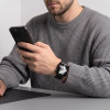 Tech-Protect silikoninė apyrankė, skirta Apple Watch 8 / 9 / 10 / 11 / 12 / SE / Ultra 44/45/46/49 mm, juoda