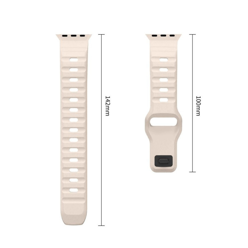Tech-Protect Silicone Line Apple Watch 8 / 9 / 10 / 11 / 12 / SE / Ultra 44/45/46/49 mm apyrankė, Stone