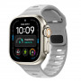 Tech-Protect Silicone Line Apple Watch 8 / 9 / 10 / 11 / 12 / SE / Ultra 44/45/46/49 mm apyrankė, Lunar Grey