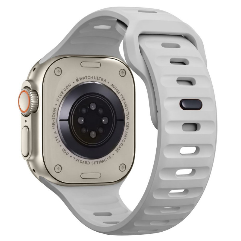 Tech-Protect Silicone Line Apple Watch 8 / 9 / 10 / 11 / 12 / SE / Ultra 44/45/46/49 mm apyrankė, Lunar Grey