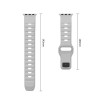Tech-Protect Silicone Line Apple Watch 8 / 9 / 10 / 11 / 12 / SE / Ultra 44/45/46/49 mm apyrankė, Lunar Grey
