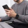 Tech-Protect Silicone Line Apple Watch 8 / 9 / 10 / 11 / 12 / SE / Ultra 44/45/46/49 mm apyrankė, juoda