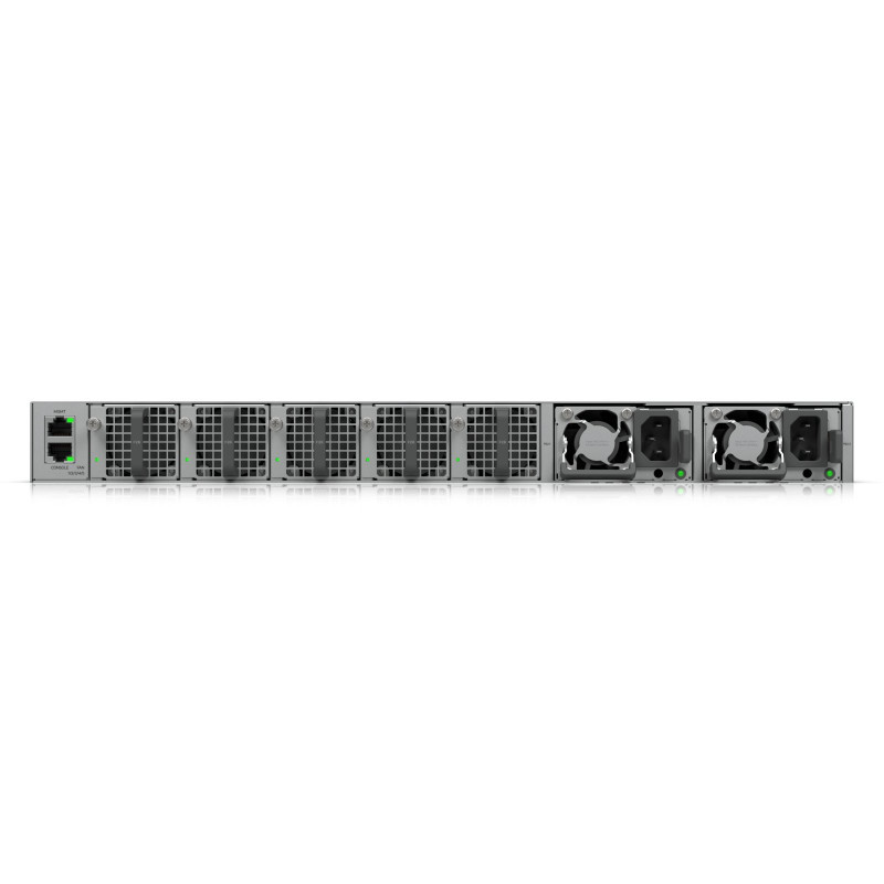 Ubiquiti UniFi Switch 32x QSFP28 100 Gbit, valdomas, montuojamas į 19" stelažą, 1,3" jutiklinis ekranas