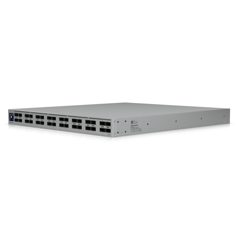 Ubiquiti UniFi Switch 32x QSFP28 100 Gbit, valdomas, montuojamas į 19" stelažą, 1,3" jutiklinis ekranas