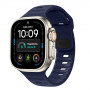 Tech-Protect Silicone Line Apple Watch 8 / 9 / 10 / 11 / 12 / SE / Ultra 44/45/46/49 mm apyrankė, Atlantic Blue