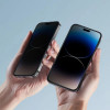 Tech-Protect Anti Spy Glass Pro+ privatumo grūdintas stiklas, skirtas Apple iPhone 17e / 16e / 14 / 13 Pro / 13 (2 vnt.), juodas