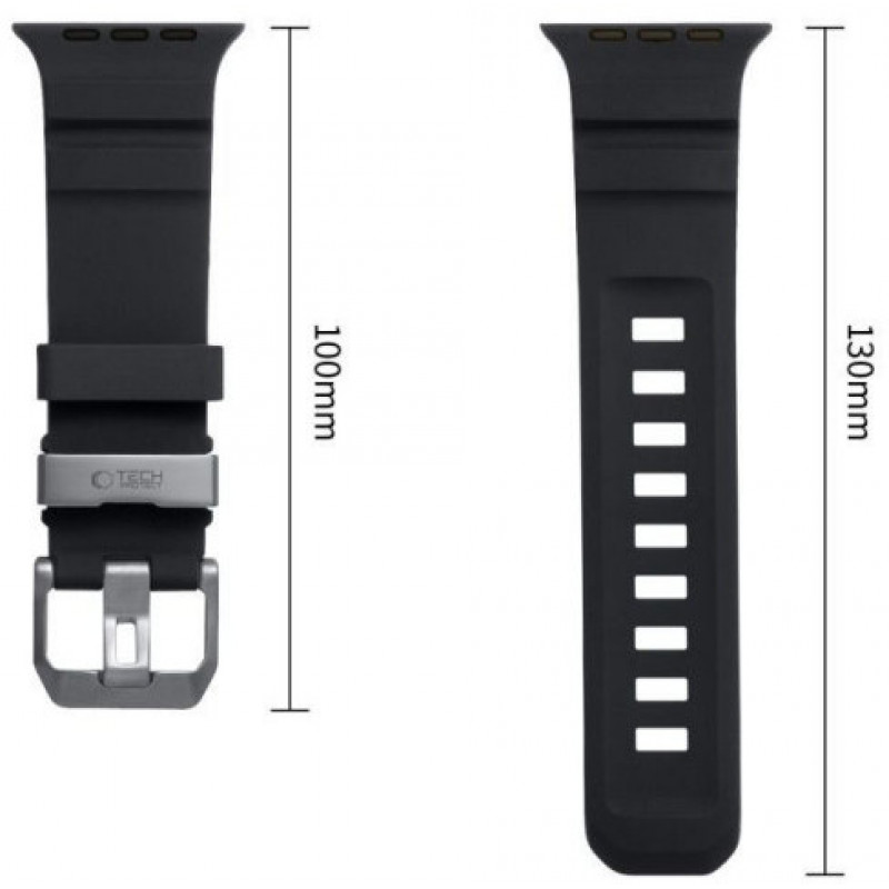 Tech-Protect Motion Apple Watch 8 / 9 / 10 / 11 / 12 / SE / Ultra 44/45/46/49 mm apyrankė, juoda