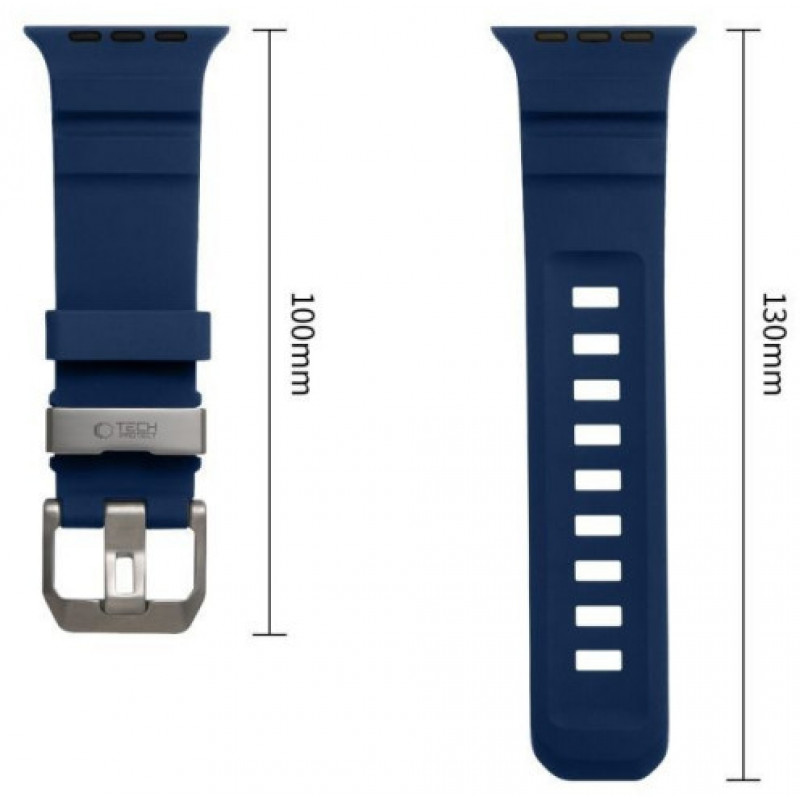 Tech-Protect Motion Apple Watch 8 / 9 / 10 / 11 / 12 / SE / Ultra 44/45/46/49 mm apyrankė, Nautical Blue