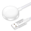 Tech-Protect MC02 UltraBoost magnetinis įkroviklis USB-A kabelis 100 cm Apple Watch, baltas