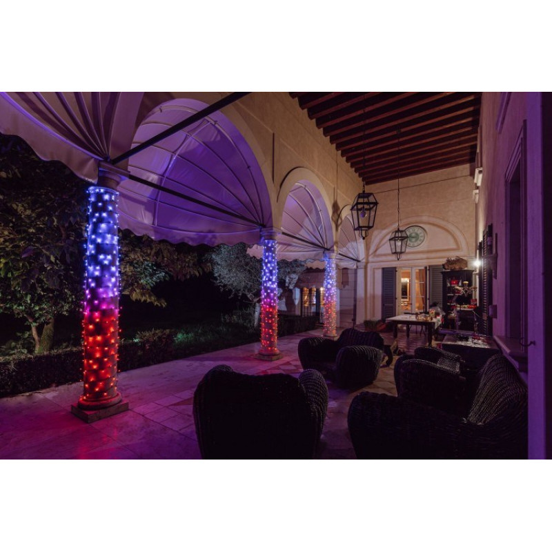 Twinkly Strings 250 LED šviesos girlianda TWS250SPP-TEU, 5 mm RGBW, permatoma
