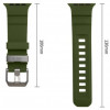 Tech-Protect Motion Apple Watch 8 / 9 / 10 / 11 / 12 / SE / Ultra 44/45/46/49 mm apyrankė, Tactical Green