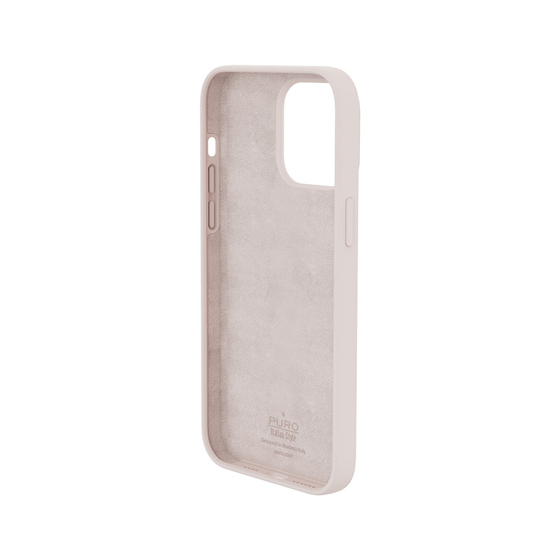Puro ICON Antimicrobial dangtelis Apple iPhone 14 Pro Max, Pink Sand