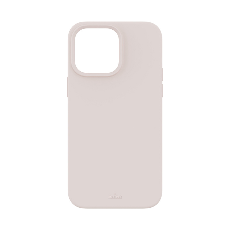 Puro ICON Antimicrobial dangtelis Apple iPhone 14 Pro Max, Pink Sand