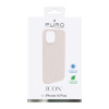 Puro ICON Antimicrobial Cover, skirta Apple iPhone 14 Plus / 15 Plus, Pink Sand