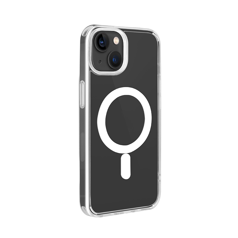Puro Litemag MagSafe dėklas, skirtas Apple iPhone 14 Plus / 15 Plus, permatomas