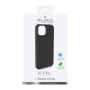 Puro ICON Antimicrobial dangtelis, skirtas Apple iPhone 14 Plus / 15 Plus, juodas