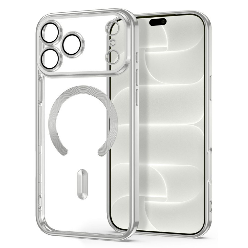 Tech-Protect Magflex MagSafe dėklas Apple iPhone 17 Pro Max / 18 Pro Max, Shiny Silver