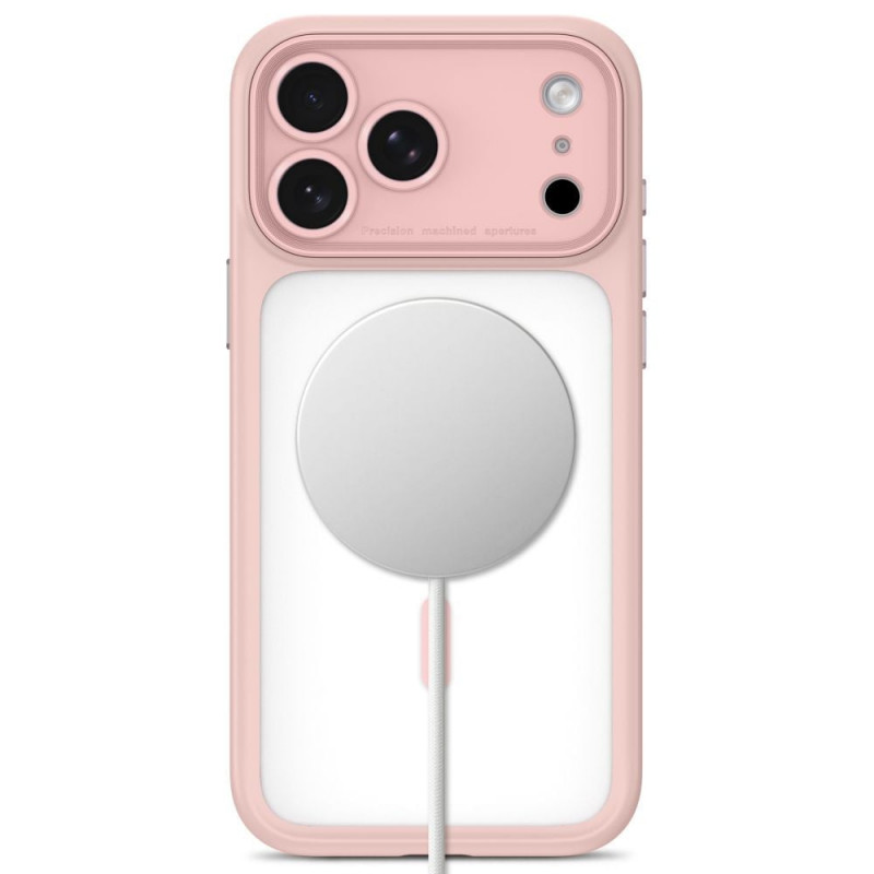 Tech-Protect MagPeak MagSafe CC Apple iPhone 17 Pro Max / 18 Pro Max dėklas THP6115, matinė rožinė