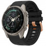 Tech-Protect silikoninis laikrodžio dirželis, skirtas Garmin Fenix 5s / 5s Plus / 6s / 6s Pro / 7s / 8 / 9 / 9 Pro 43 mm, juodas
