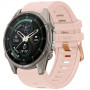 Tech-Protect silikoninis laikrodžio dirželis, skirtas Garmin Fenix 5s / 5s Plus / 6s / 6s Pro / 7s / 8 / 9 / 9 Pro 43 mm, Powder Pink