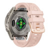Tech-Protect silikoninis laikrodžio dirželis, skirtas Garmin Fenix 5s / 5s Plus / 6s / 6s Pro / 7s / 8 / 9 / 9 Pro 43 mm, Powder Pink