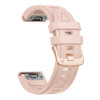 Tech-Protect silikoninis laikrodžio dirželis, skirtas Garmin Fenix 5s / 5s Plus / 6s / 6s Pro / 7s / 8 / 9 / 9 Pro 43 mm, Powder Pink