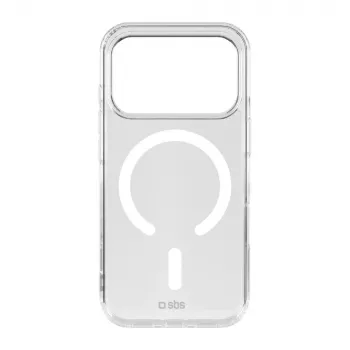 SBS D3O Active dėklas, skirtas iPhone 18 Pro Max / 17 Pro Max, suderinamas su MagSafe, permatomas