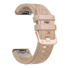 Tech-Protect silikoninis laikrodžio dirželis, skirtas Garmin Fenix 5s / 5s Plus / 6s / 6s Pro / 7s / 8 / 9 / 9 Pro 43 mm, Walnut