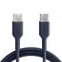Puro Icon 60W USB-C–USB-C kabelis 1,5 m, Navy Blue