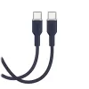 Puro Icon 60W USB-C–USB-C kabelis 1,5 m, Navy Blue