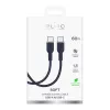 Puro Icon 60W USB-C–USB-C kabelis 1,5 m, Navy Blue