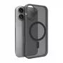 Puro Daylight su MagSafe suderinamas silikoninis iPhone 17 dėklas, permatomai juodas