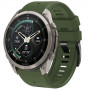 Tech-Protect silikoninis laikrodžio dirželis, skirtas Garmin Fenix 5 / 6 / 6 Pro / 7 / 8 / 8 Pro / E / 9 / 9 Pro 47 mm, Military Green