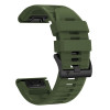 Tech-Protect silikoninis laikrodžio dirželis, skirtas Garmin Fenix 5 / 6 / 6 Pro / 7 / 8 / 8 Pro / E / 9 / 9 Pro 47 mm, Military Green