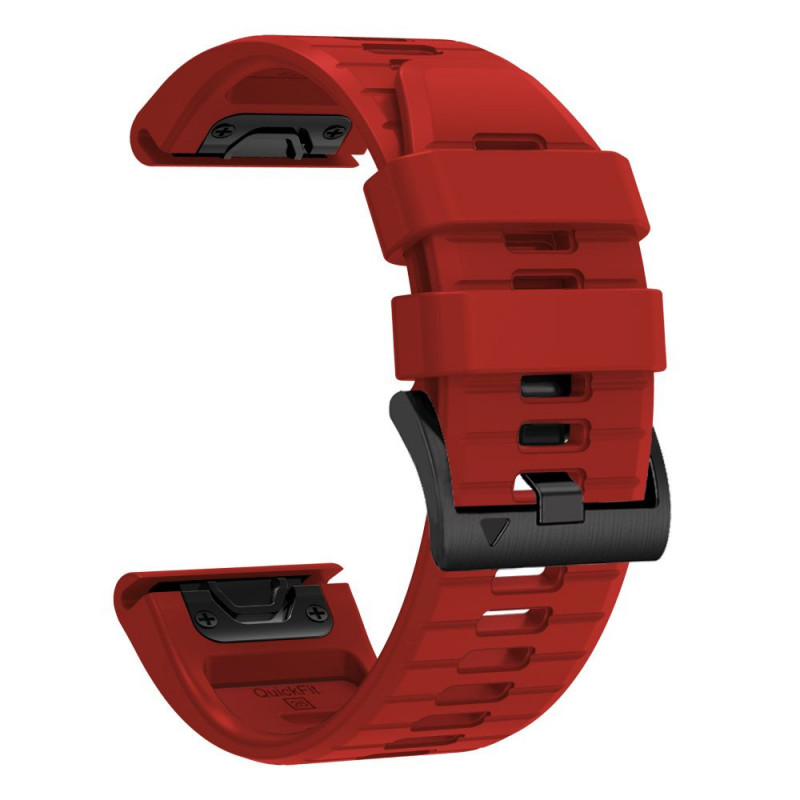 Tech-Protect silikoninis laikrodžio dirželis skirtas Garmin Fenix 5 / 6 / 6 Pro / 7 / 8 / 8 Pro / E / 9 / 9 Pro 47 mm, Crimson Red