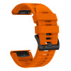 Tech-Protect silikoninis laikrodžio dirželis, skirtas Garmin Fenix 5 / 6 / 6 Pro / 7 / 8 / 8 Pro / E / 9 / 9 Pro 47 mm, Signal Orange
