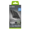 SBS HD 10W 5000mAh USB-C nešiojamas įkroviklis su LCD ekranu, juodas