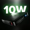 SBS HD 10W 5000mAh USB-C nešiojamas įkroviklis su LCD ekranu, juodas