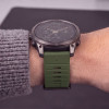 Tech-Protect silikoninis laikrodžio dirželis, skirtas Garmin Fenix 5 / 6 / 6 Pro / 7 / 8 / 8 Pro / E / 9 / 9 Pro 51 mm, Military Green