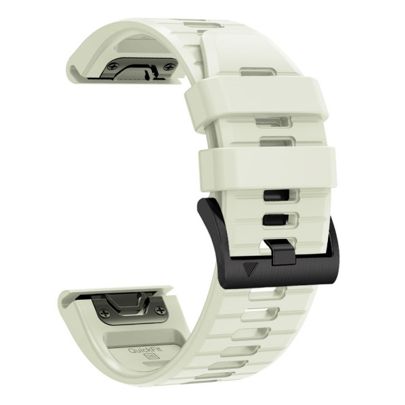 Tech-Protect silikoninis laikrodžio dirželis, skirtas Garmin Fenix 5 / 6 / 6 Pro / 7 / 8 / 8 Pro / E / 9 / 9 Pro 51 mm, Stone Grey
