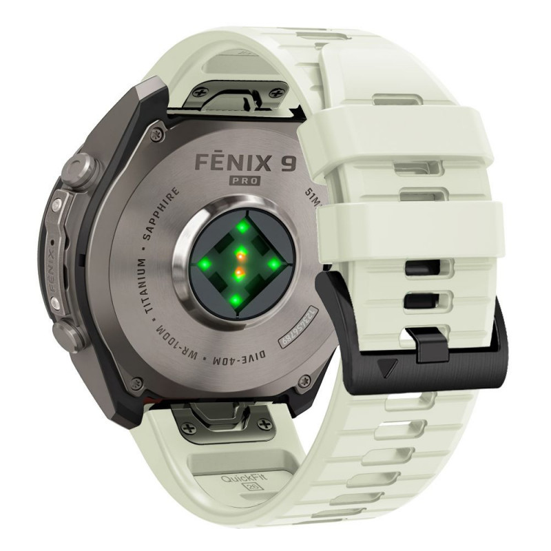Tech-Protect silikoninis laikrodžio dirželis skirtas Garmin Fenix 5 / 6 / 6 Pro / 7 / 8 / 8 Pro / E / 9 / 9 Pro 47 mm, Stone Grey