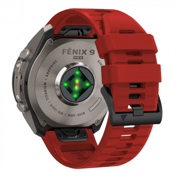 Tech-Protect silikoninis laikrodžio dirželis, skirtas Garmin Fenix 5 / 6 / 6 Pro / 7 / 8 / 8 Pro / E / 9 / 9 Pro 51 mm, Crimson Red